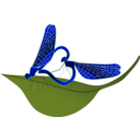 download Coupling Dragonfly clipart image with 0 hue color