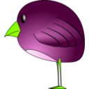 download Little Bird clipart image with 45 hue color