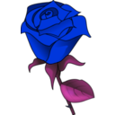 download Red Rose clipart image with 225 hue color