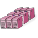 download Comic Style Servers clipart image with 270 hue color