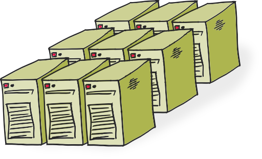 Comic Style Servers Clipart | i2Clipart - Royalty Free Public Domain