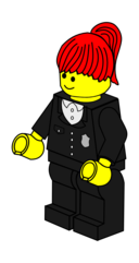 Lego Town Policewoman