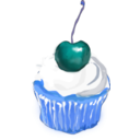 download Cupcake clipart image with 180 hue color