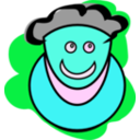 download Brainy Man clipart image with 135 hue color