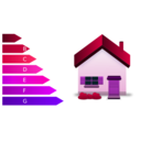download Energy Efficiency In The Home clipart image with 270 hue color
