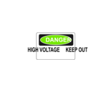 download Danger High Voltage Keep Out clipart image with 90 hue color