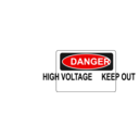 download Danger High Voltage Keep Out clipart image with 0 hue color