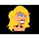 download Blondie Bust clipart image with 0 hue color