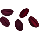 download Coffee Beans clipart image with 315 hue color