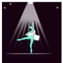 download Bailarina clipart image with 135 hue color
