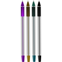 download Color Ballpoint Pens clipart image with 45 hue color