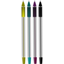 download Color Ballpoint Pens clipart image with 180 hue color