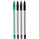 download Color Ballpoint Pens clipart image with 270 hue color
