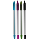 download Color Ballpoint Pens clipart image with 315 hue color