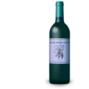 download French Wine Bordeaux Bottle clipart image with 180 hue color