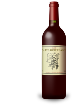 French Wine Bordeaux Bottle