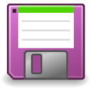 download Tango Media Floppy clipart image with 90 hue color
