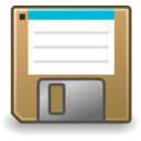 download Tango Media Floppy clipart image with 180 hue color