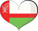 Oman Heart Flag