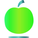download Peach Icon clipart image with 90 hue color