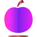 download Peach Icon clipart image with 270 hue color