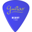 download Guitar Pick clipart image with 0 hue color