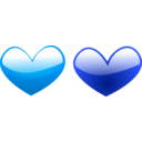 download Heart8 clipart image with 180 hue color