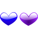 download Heart8 clipart image with 225 hue color
