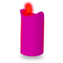 download Candle clipart image with 315 hue color