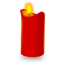 download Candle clipart image with 0 hue color