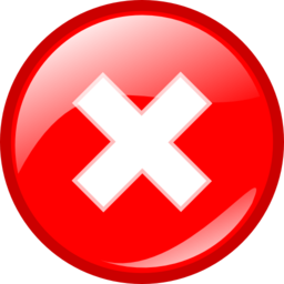 Red Round Error Warning Icon