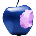 download Apple With Bite clipart image with 225 hue color