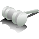 download Judge Hammer clipart image with 270 hue color