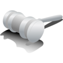 download Judge Hammer clipart image with 0 hue color