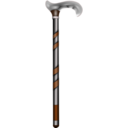 download Walking Stick clipart image with 0 hue color