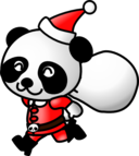 Santa Panda