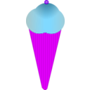 download Ice Cream clipart image with 270 hue color