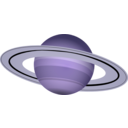 download Saturn clipart image with 225 hue color