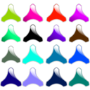 download Gloss Buttons clipart image with 270 hue color