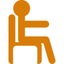 download Man In Chair clipart image with 0 hue color