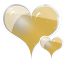 download Couple Of Hearts clipart image with 45 hue color