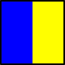 download Signal Flag Kilo clipart image with 180 hue color