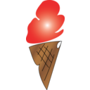 download Ice Cream Icon clipart image with 0 hue color