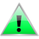 download Warning Icon clipart image with 90 hue color