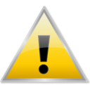 download Warning Icon clipart image with 0 hue color