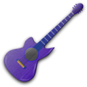 download Wooden Guitar clipart image with 225 hue color
