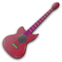 download Wooden Guitar clipart image with 315 hue color