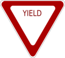 Yield Road Sign