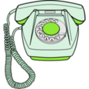 download Telephone Set Bs 23 clipart image with 90 hue color