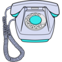 download Telephone Set Bs 23 clipart image with 180 hue color